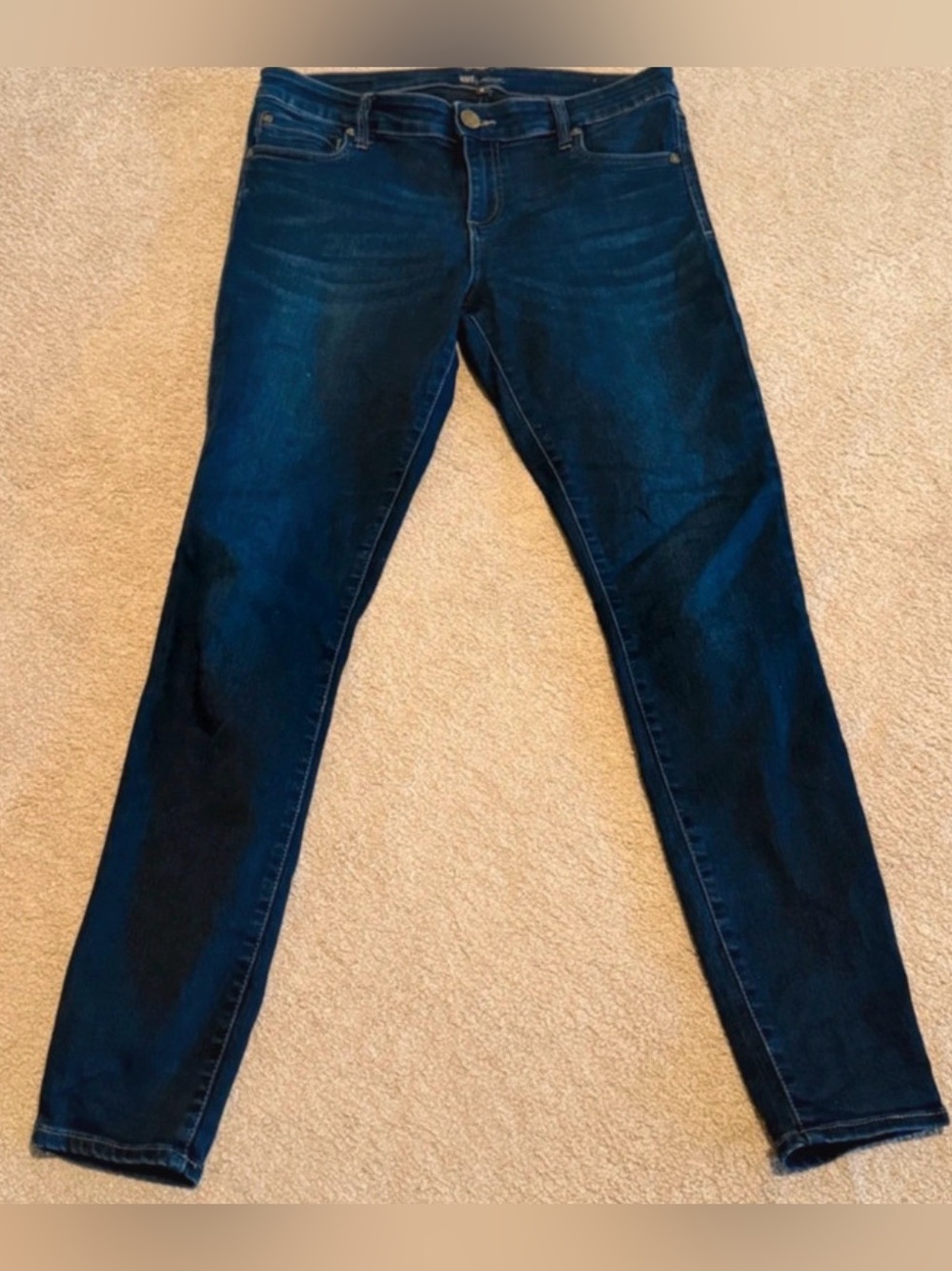 KUT from the Kloth Dark Wash Skinny Jeans Size 8 Stretch Denim